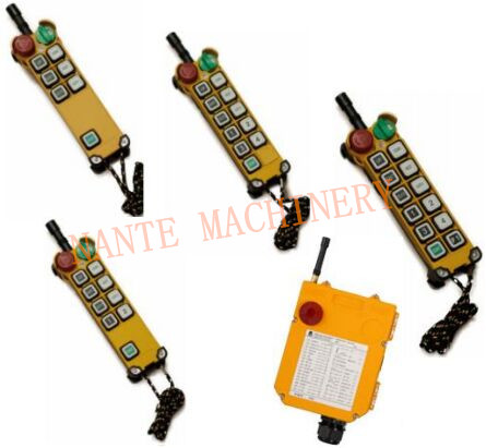 L'attrezzatura Telecrane Radio Remote del telecomando radio controlla il trasmettitore del basso consumo energetico 0