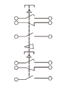 Controllo universale con i bottoni di controllo di velocità di rimorchio, serie del pendente della gru di NXAC 5
