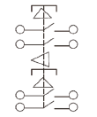 Controllo universale con i bottoni di controllo di velocità di rimorchio, serie del pendente della gru di NXAC 7