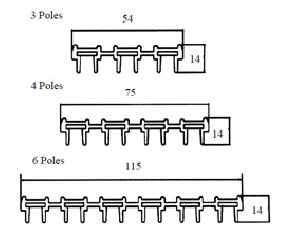 Sbarra collettrice della ferrovia del conduttore del sistema della bobina di Tro di resistenza di 4 Pali alta 0
