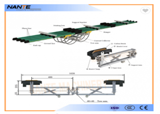 NSP - Il giunto dell'alluminio H32/rame per Unipole ha isolato la ferrovia del conduttore 0