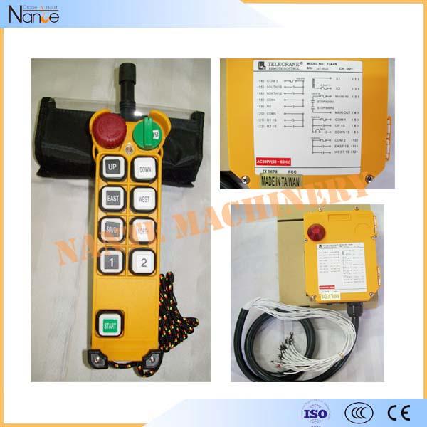 Commutatore di pulsante tenuto in mano della gru con nylon - fibra TELECRANE d'abitazione F24-10S 0