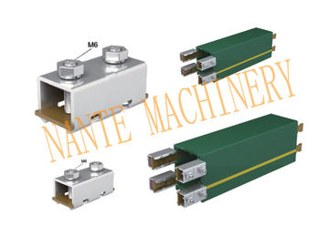Powerail Enclosed Conductor Rail System PVC Housing Busbar / Joint Bolts