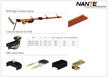 HTR High Tro Reel Conductor Rail System With Current Capacity From 50A To 140A Of 3,4,6 Poles